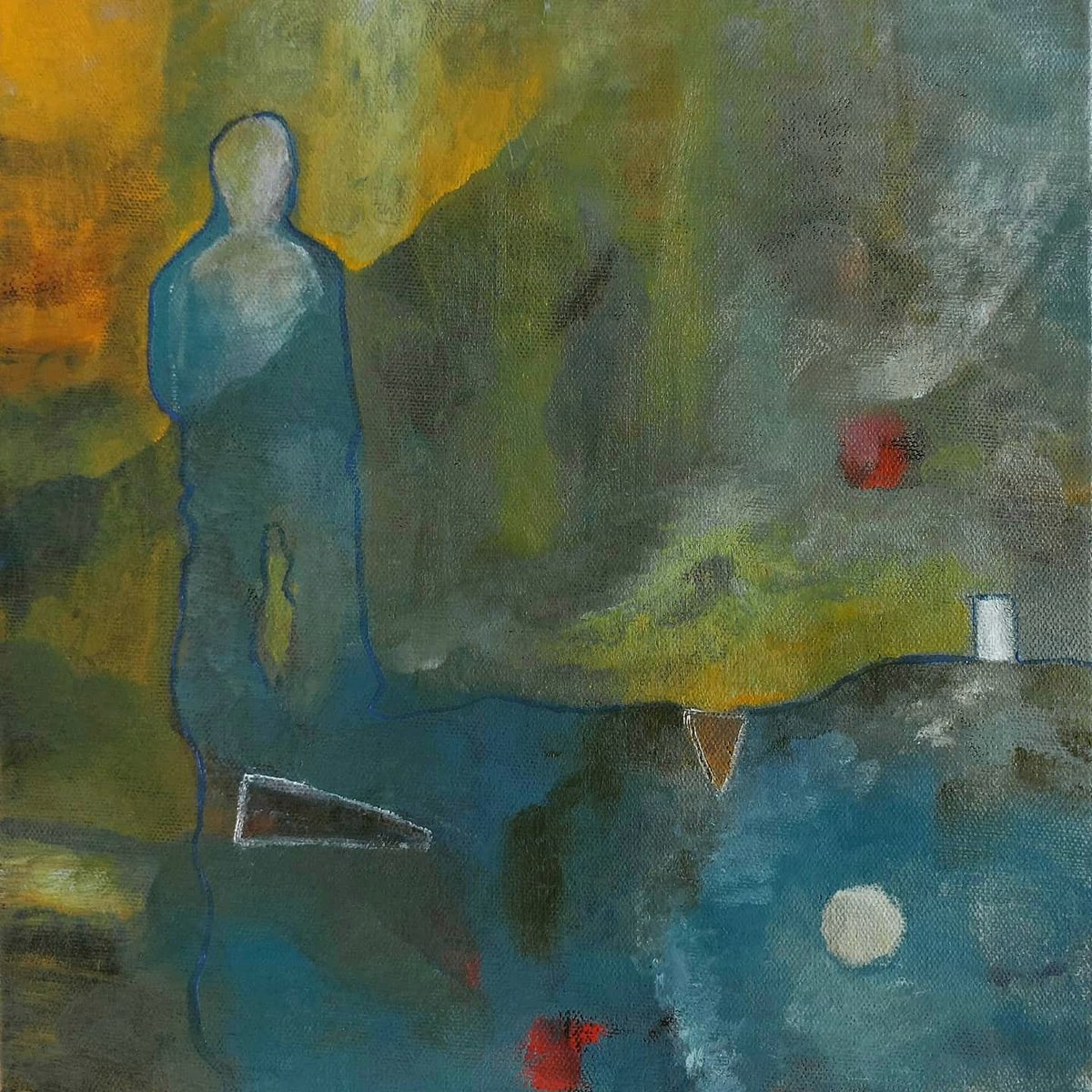 SHADOWS AND DUST 
#Oil on canvas 
#art #arte #ArtistOnX #oilpainting #modernart