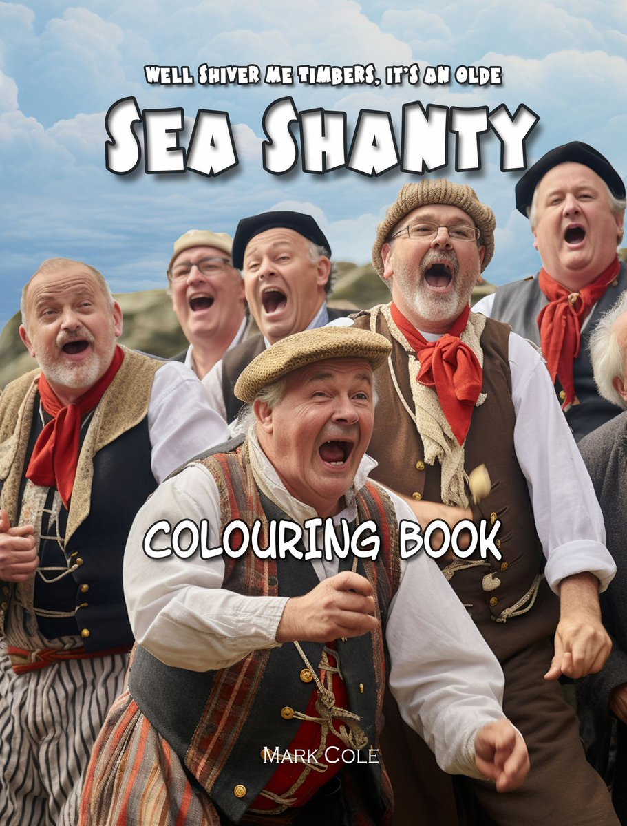 amzn.eu/d/5Wq7gYw
.
..
#shantygroups #shantys #Cornwall #Plymouth #hoyboypete #seashanties #thefishermansfriends #seashanty #pirates #seashantyfestival  #SongsOfTheSea #saltyseadogs #sea #ocean #Seaside #seafarers #sailors #Navy #colouring #colouringbooks #coloringbook