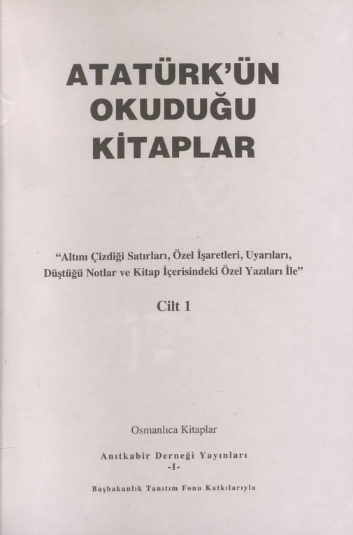 Anıtkabir Derneği, Atatürk’ün okuduğu kitapları, altını çizdiği yerlerle beraber PDF haline çevirmiş. Okunan kitap önemlidir ama kimin okuduğuna bağlı olarak altı çizilen yerleri ve derkenarlarıyla bir hazinedir.  👇
anitkabir.com.tr/icerik/9/kitap…