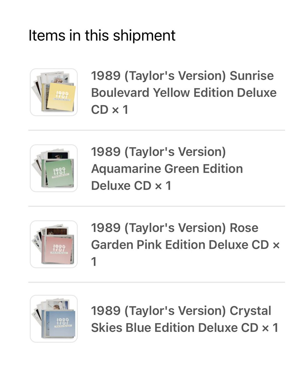 falcon13af's tweet photo. #1989TaylorsVersion #giveaway
Hey guys! Soooo I haven’t done this before, but I know I’ve gotten more fellow Swiftie followers so I want to spread some love. I will give away 2 of my 4 CDs to enter:
1) retweet
2) follow
3) Comment which color you prefer and fave song (any Era) https://t.co/Gn7Yv6nWJn