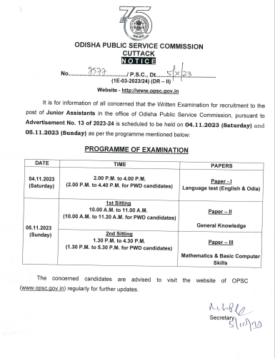 LaxmidharSir's tweet photo. Respective sir @MoSarkar5T @CMO_Odisha Yesterday OSSSC released the Skill Test Date for the post of PEO & JA to be held on 5th November but sir unfortunately on the same date OPSC Junior Assistant Exam, KVS Interviews & Most Important Junior Teacher Exams are being scheduled from 3rd November till 17th November on the daily basis. So sir how can the aspirants be able to attend all the exams on the same dates. In Odisha, only limited Recruiting Agencies are there but there is no coordination among them due to which the aspirants are suffering for the same. Sir @MoSarkar5T kindly follow the below attachments for the All-Upcoming Exams dates with Recruiting Agencies. @PradeepJenaIAS @DianaSahu_TNIE @TheSakala @dpradhanbjp @PMOIndia