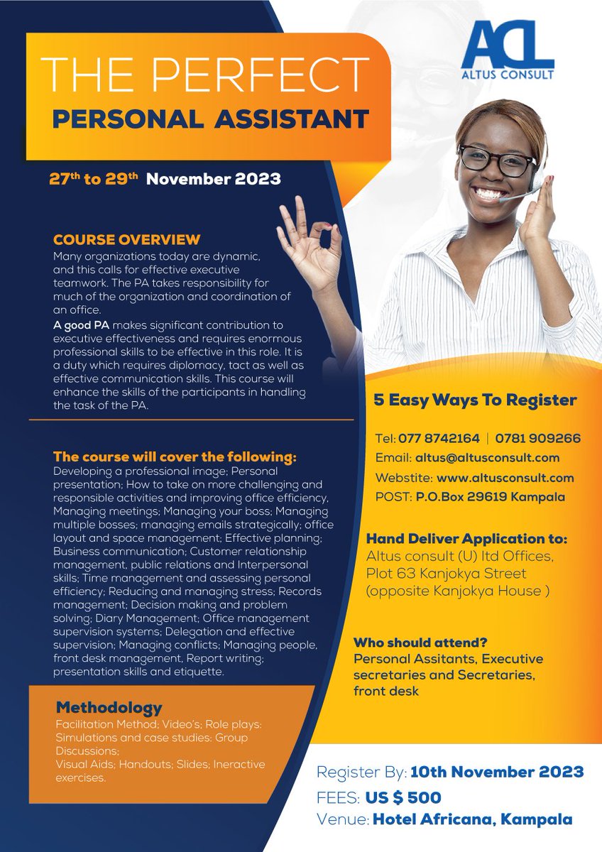 <a href="/thankson99/">Thankson✌</a> Our customised training programs are tailored to your organisation's unique needs and goals.

Visit our website at altusconsult.com or contact directly on 0778742164/ 0781909266
Follow us on X  <a href="/altusconsult/">ALTUS CONSULT (U) LTD</a>
