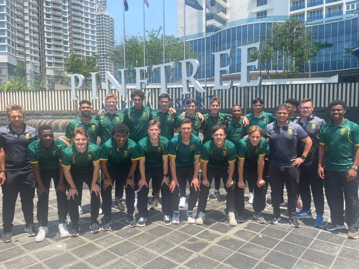 The SA U21 Men have arrived safely in Malaysia ahead of the Sultan of Johor Cup. We look forward to the challenge ahead while we build toward the Junior World Cup later this year! 

#SultanofJohorCup #HockeyInvites