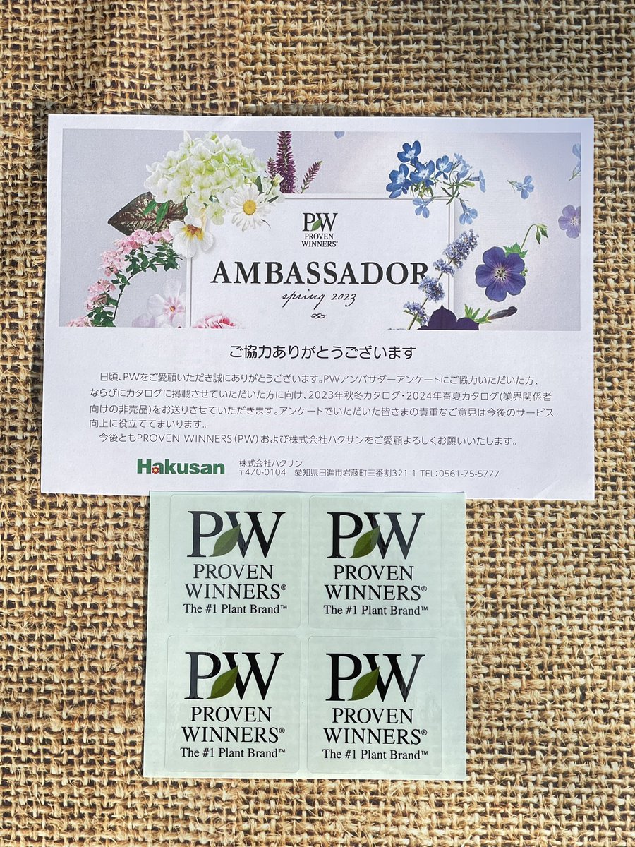 U3FN1tEA3cLWFUX's tweet image. PW2024春夏用カタログ届きました🎁凄く見応えがあるしっかりとした冊子で驚きました😳PWステッカー付きも嬉しいです💕 #provenwinners  #hakusan  #ガーデニング