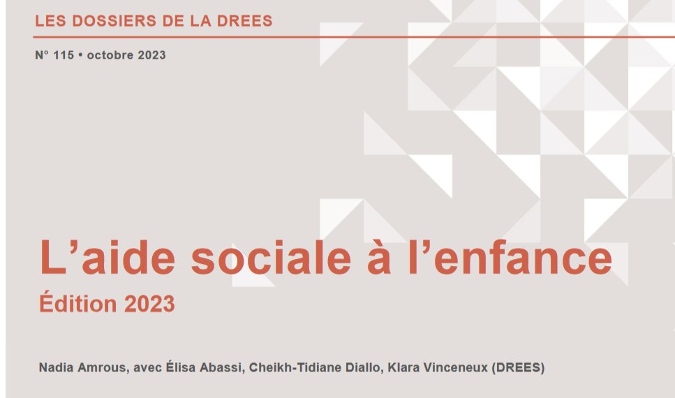 EHESP_biblio's tweet photo. L’aide sociale à l’enfance - Édition 2023 / Les dossiers de la Drees, n°115, 26 octobre 2023
https://t.co/cnpYZdlXRj
#ProtectionEnfance #AideSocialeEnfance #ASE https://t.co/G4NW5Hlg9v