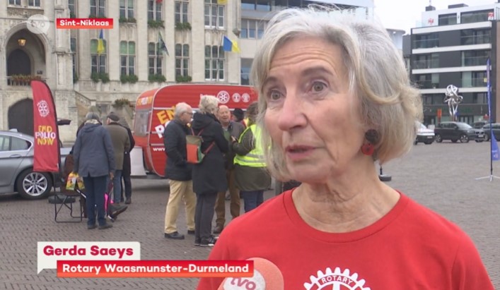 RotaryD1620's tweet photo. https://t.co/DEkftz3Mqi…
World Polio Day in D2130 Belgium - Awareness action by rotarians covered by local TV
 #rotary #peopleofaction #endpolio #polioplus #polioday #PolioAwareness https://t.co/uL07BCB7EG