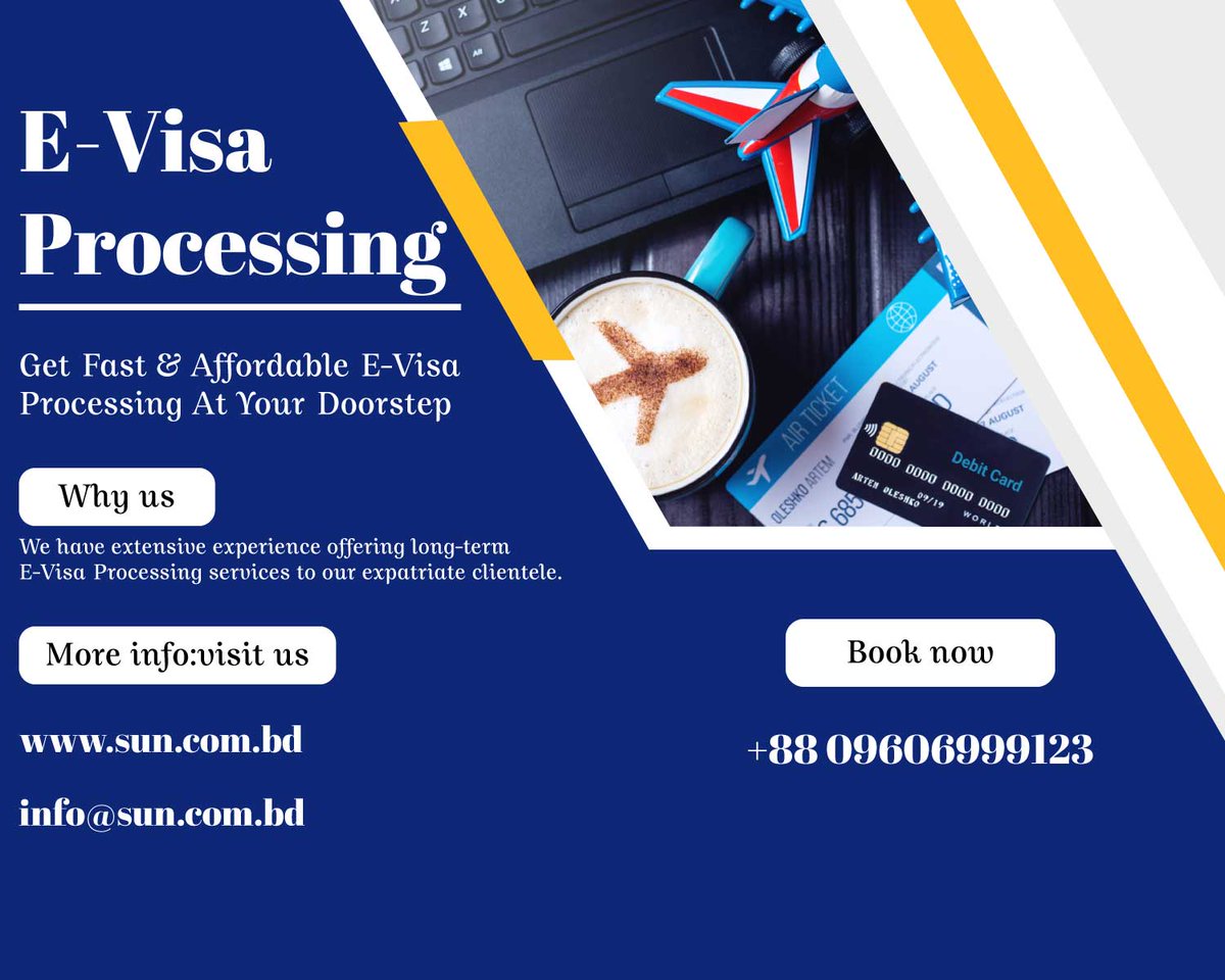 sun_bd1's tweet image. Get your visa effortlessly with our streamlined e-visa processing. Visit sun.com.bd/virtual-busine… now! #EVisa #QuickProcessing #TravelWithEase