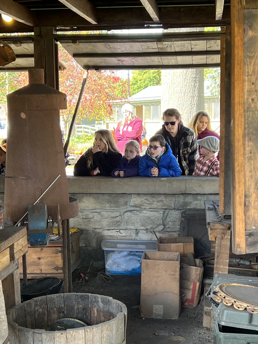 dever_tina's tweet photo. We learned a lot at our field trip to the Quigley Museum and Sandstone Village.  Amherst History is cool! #Powers3rd #CometStrong https://t.co/76wfeouRUE
