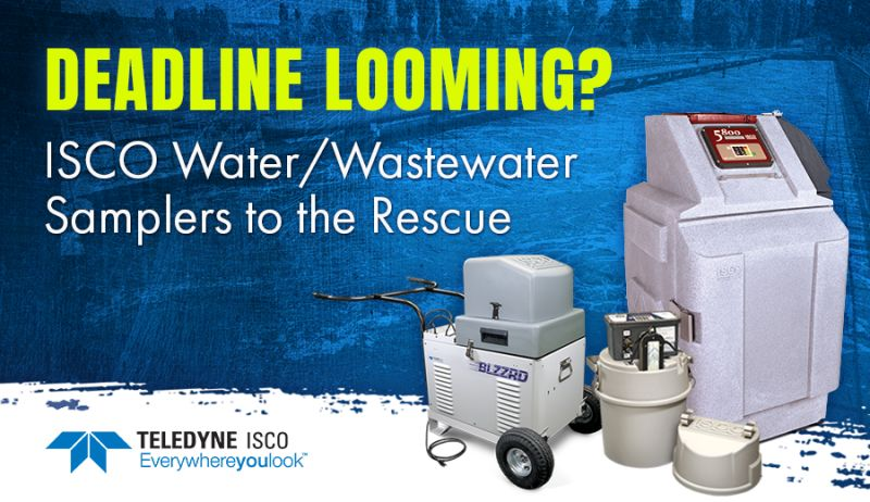 SMEMonitoring's tweet photo. Need a Sampler now for your water or wastewater sampling? Deadlines looming?
Teledyne ISCO to the rescue - get your sampler in three weeks or less. Contact us for a quote today. https://t.co/nseJ7IGhAn

#wastersampling #wastewatersampling https://t.co/Pxu3l8YIut