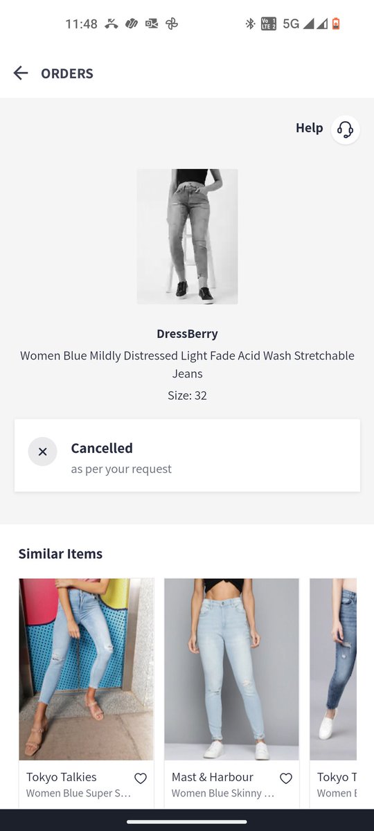 Subhadeep ghosh (@subhadeep0070) on Twitter photo Myntra has rejected my exchange on the basis of what I don't know.
I have ordered first time from myntra but their service is so poor. <a href="/myntra/">Myntra</a> <a href="/MyntraSupport/">Myntra Support</a> <a href="/consumerforum_/">Consumer Forum India</a> Myntra has rejected my exchange on the basis of what I don't know.
I have ordered first time from myntra but their service is so poor. <a href="/myntra/">Myntra</a> <a href="/MyntraSupport/">Myntra Support</a> <a href="/consumerforum_/">Consumer Forum India</a>
