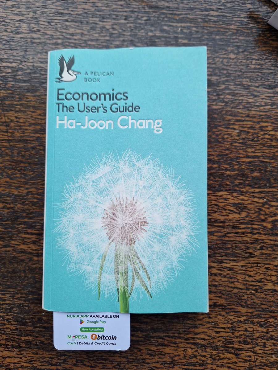 Economics: The Users Guide by Ha-Joon Chang Ha-Joon Chang's insightful guide, 'Economics: The User's Guide,' challenges economic myths and shows why economics is vital. nuriakenya.com/product/econom… KShs1,890.00