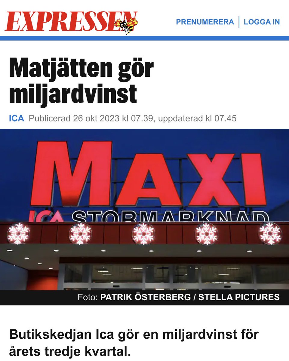 Var din hushållskassa hamnar.

Prishöjningarna var aldrig till för att butikerna skulle överleva kostnadsökningarna. De var till för att upprätthålla vinstnivåerna.