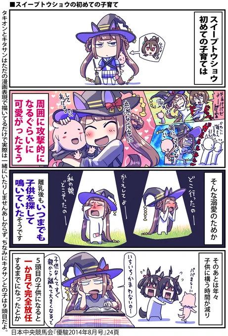 スイープトウショウの子育てのお話(再掲)  #ウマ娘