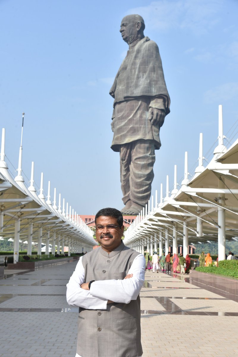 The Statue of Unity is an engineering marvel, however, the high speed lift inside the Statue which takes the visitors to the viewing gallery is a marvel in itself, said Hon. Union Minister Shri <a href="/dpradhanbjp/">Dharmendra Pradhan</a> 

#KnowYourSardar #StatueOfUnity #IronManOfIndia #RashtriyaEktaDivas