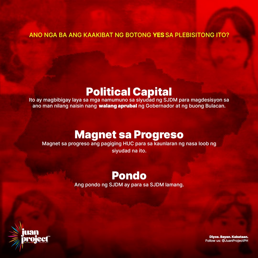 juanprojectph's tweet photo. 🤔📢𝐀𝐋𝐀𝐌 𝐌𝐎 𝐁𝐀? 🤔📢

𝗞𝗮𝘀𝗮𝗯𝗮𝘆 𝗻𝗴 𝗕𝗦𝗞 𝗘𝗹𝗲𝗰𝘁𝗶𝗼𝗻 𝘀𝗮 𝗱𝗮𝗿𝗮𝘁𝗶𝗻𝗴 𝗻𝗮 𝗢𝗸𝘁𝘂𝗯𝗿𝗲 𝟯𝟬 𝗮𝘆 𝗮𝗻𝗴 𝗽𝗮𝗴𝗯𝗼𝘁𝗼 𝗿𝗶𝗻 𝗻𝗴 𝗺𝗴𝗮 𝗕𝘂𝗹𝗮𝗸𝗲𝗻𝘆𝗼 𝘀𝗮 𝗽𝗮𝗴𝗶𝗴𝗶𝗻𝗴 𝗛𝗶𝗴𝗵𝗹𝘆 𝗨𝗿𝗯𝗮𝗻𝗶𝘇𝗲𝗱 𝗖𝗶𝘁𝘆 𝗻𝗴 SJDM? https://t.co/KQmvh9qwZc