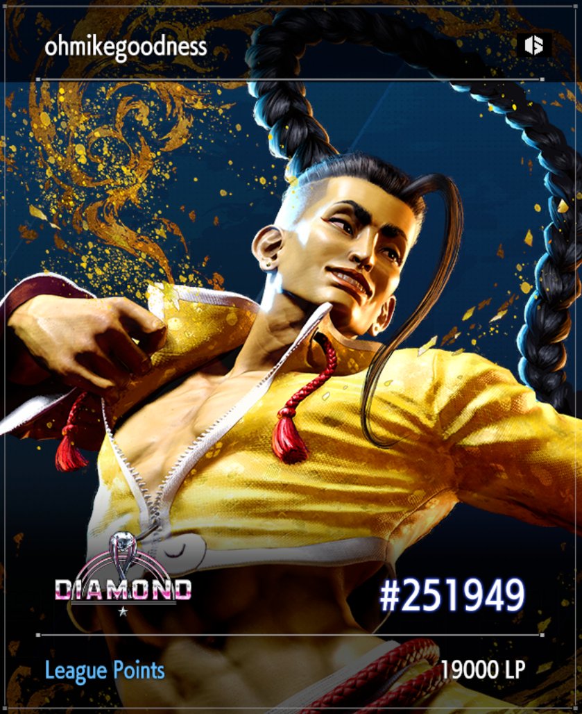 Finally made it to Diamond!  Probably getting booted back into Plat soon, but just happy to be here lol