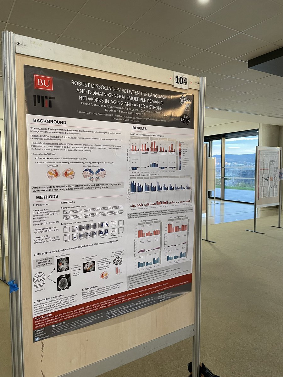 Anne Billot, PhD, @annebillot.bsky.social (@annel3illot) on Twitter photo #SNL23 <a href="/SNLmtg/">SNL Annual Meeting</a> has been a blast so far! Are you working in aphasia or aging? Wondering about the role of the domain-general multiple-demand network during language processing in these populations? Come have a chat at my poster E104 today! <a href="/AphasiaLab/">Center for Brain Recovery</a> <a href="/ev_fedorenko/">Ev (like in 'evidence', not Eve) Fedorenko 🇺🇦</a> #SNL23 <a href="/SNLmtg/">SNL Annual Meeting</a> has been a blast so far! Are you working in aphasia or aging? Wondering about the role of the domain-general multiple-demand network during language processing in these populations? Come have a chat at my poster E104 today! <a href="/AphasiaLab/">Center for Brain Recovery</a> <a href="/ev_fedorenko/">Ev (like in 'evidence', not Eve) Fedorenko 🇺🇦</a>