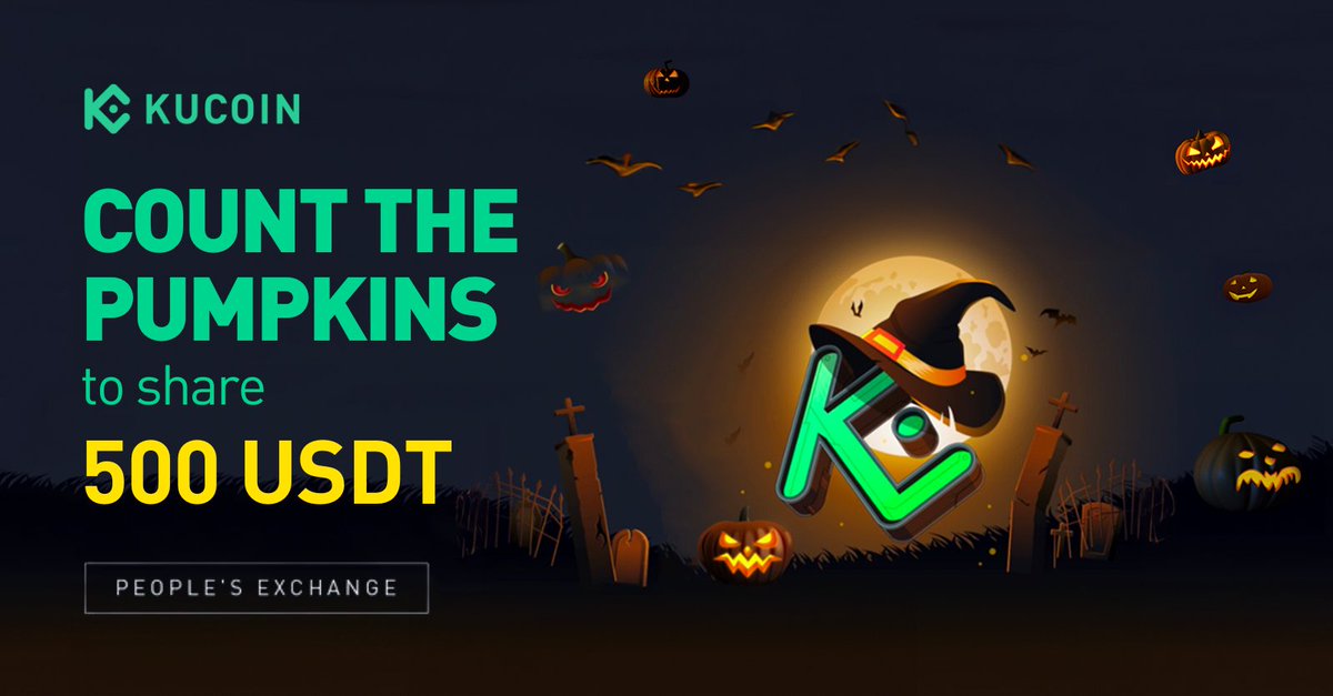 KuCoin (@kucoincom) on Twitter photo π Join the #Halloween fun with our pumpkin hunt! π
π» Count the hidden pumpkins in this spooky graphic for a chance to win. π
π $500 $USDT giveaway (10 winners)
1οΈβ£ Follow <a href="/kucoincom/">KuCoin</a>
2οΈβ£ RT & like this
3οΈβ£ Comment your answer & tag 3 friends
π Ends Oct 31, 2023 (UTC) π Join the #Halloween fun with our pumpkin hunt! π
π» Count the hidden pumpkins in this spooky graphic for a chance to win. π
π $500 $USDT giveaway (10 winners)
1οΈβ£ Follow <a href="/kucoincom/">KuCoin</a>
2οΈβ£ RT & like this
3οΈβ£ Comment your answer & tag 3 friends
π Ends Oct 31, 2023 (UTC)