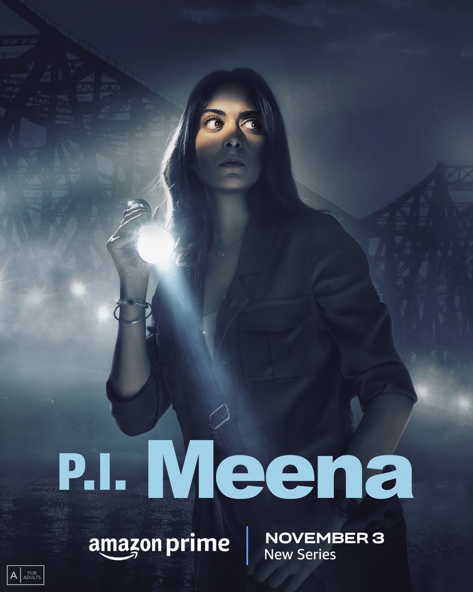 there's a new private investigator in town, watch out 👀

#PIMeenaOnPrime, Nov 3 

#TanyaManiktala #JisshuSengupta @paramspeak @pathakvinay #HarshChhaya #ZarinaWahab @sharmamatvipin #SujataSehgal #SamirSoni #ArindamMitra #DebaloyBhattacharya #IndranathMarick #AnthonyKarbhari