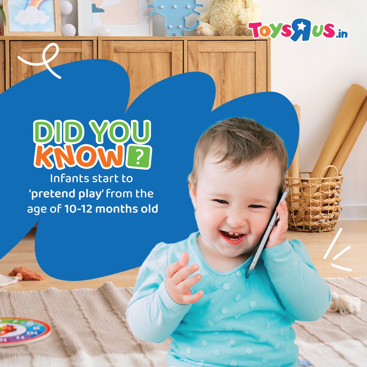toysrus_india's tweet image. Is your baby copying you already?
Shop from the best collection of toys for your little one's 'pretend play' 

@toysrusindia and witness limitless drama everyday.

#PlayNeverStops #IndianToys
#PlayfulParenting #JoyfulParenthood
#ToysRUs #ToysrUsIndia