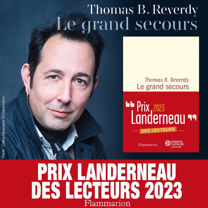 [Prix Landerneau des lecteurs 2023✨📖]
Toutes nos félicitations à Thomas B. Reverdy, lauréat du Prix Landerneau des lecteurs 2023 pour son roman « Le grand secours ».👏
En savoir plus ➡ bit.ly/3q74JWL