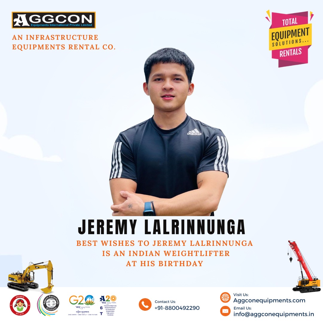 Mr. @raltejeremy (Indian Weightlifter)
Wishing you a very Happy Birthday.

We thank you for your outstanding services to the nation. Wishing you good health, long life, and happiness.

#G20Bharat #GlobalRentalAlliance #aggcon20 #A20 #aggcon #HappyBirthdayJeremy…