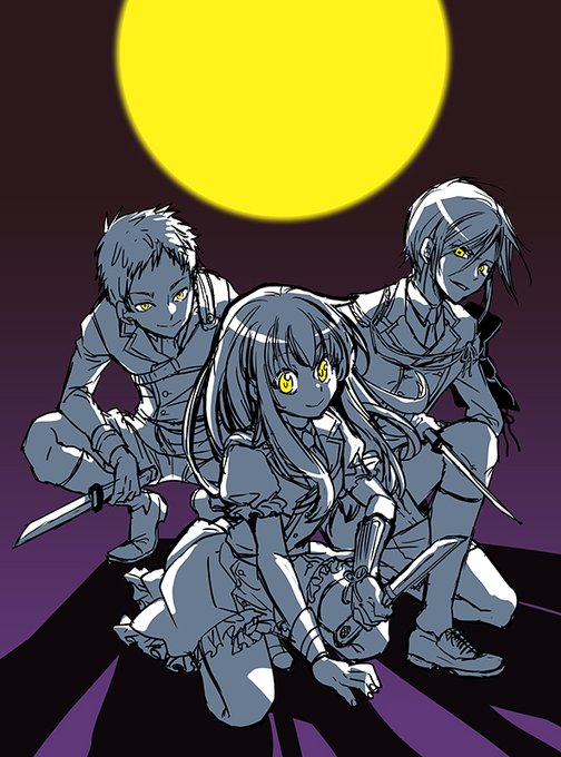 乱ちゃんはこれも気に入ってるので再掲
短刀ちゃんは夜目が利くのが解った時に描いた 