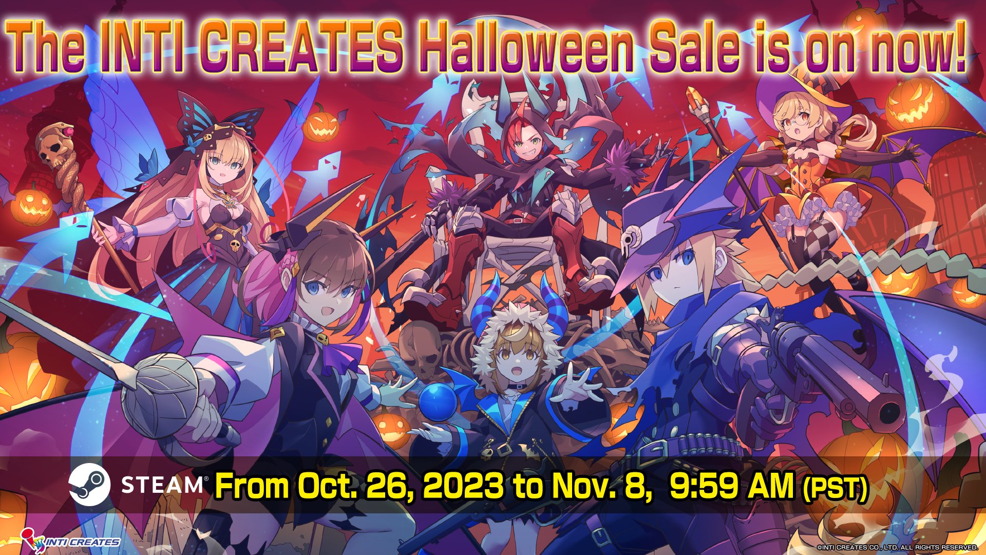 Steam 2022 Halloween sale is here! Halloween sale runs from