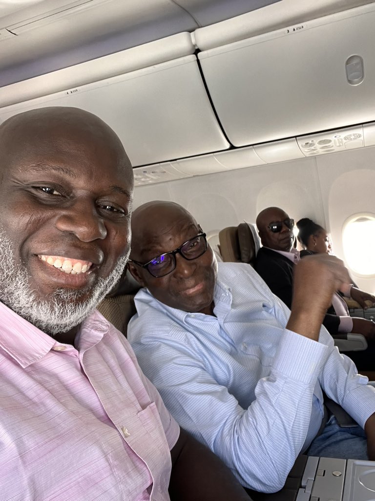 What’s the chance of sitting alongside a fellow Oma Iwere, Geologist, ex-Shell staff on a flight from Nairobi?!! It was a wow moment to meet Dr. Ebi Omatsola. An outstanding Geologist and fine gentleman who is passionate about Iwere. 😍👍