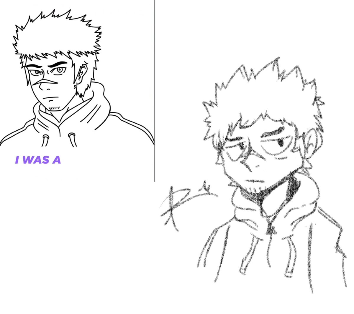 imarksoul's tweet image. Bueno después de lustros sin subir dibujos, aquí subo un sketch que hice a compa, simplemente fue de prueba. Tal vez suba más sketches que me da flojera terminar jaja.