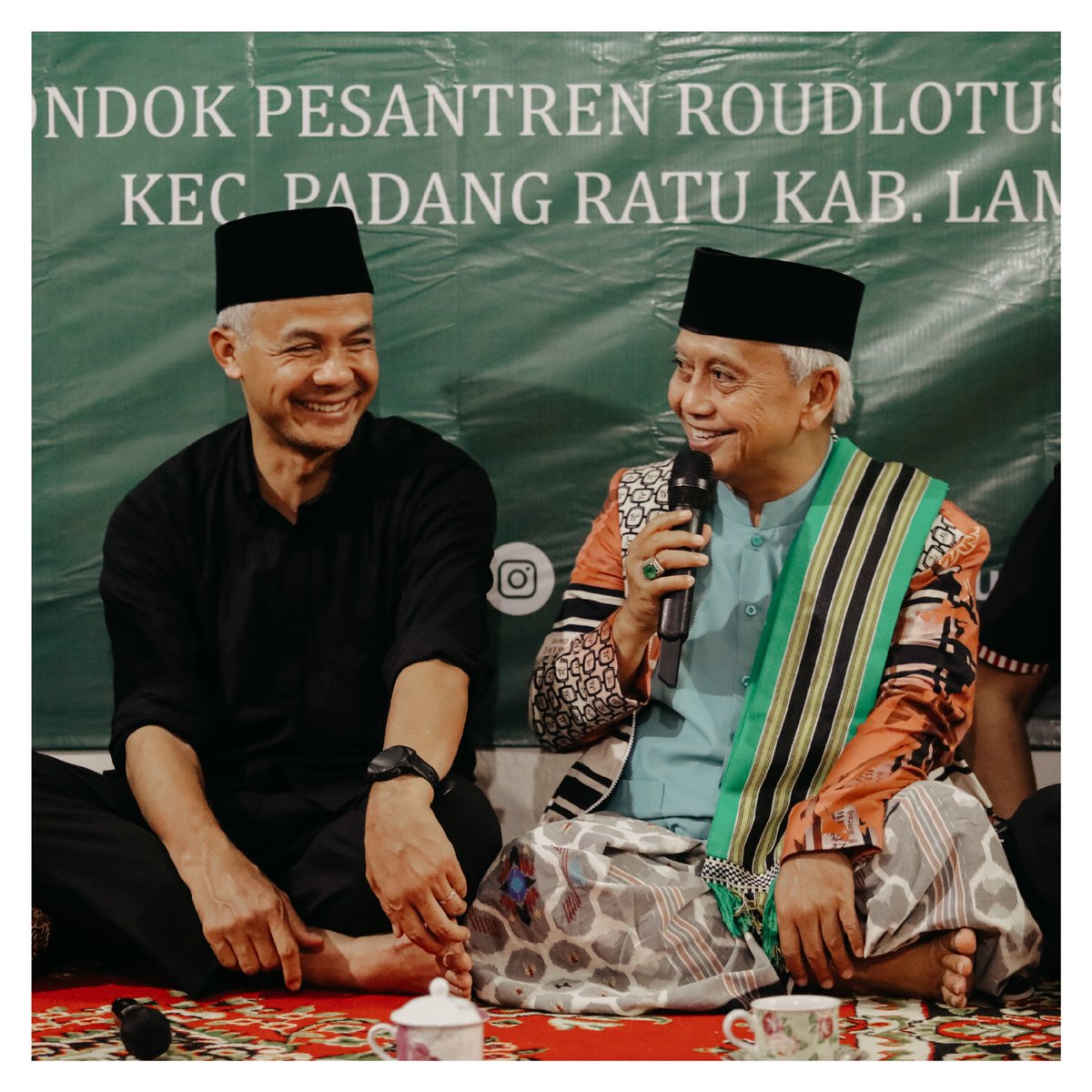 Bersama saudara-saudara warga Lampung Tengah mengharap hal-hal baik dengan cara-cara yang baik. Alhamdulillah kita juga didampingi cicit Syekh Abdul Qadir al Jailani, Syekh Ammar Azmi Arrafati dan Kiai  Chalwani serta para alim ulama. InsyaAllah berkah manfaat untuk kita semua.