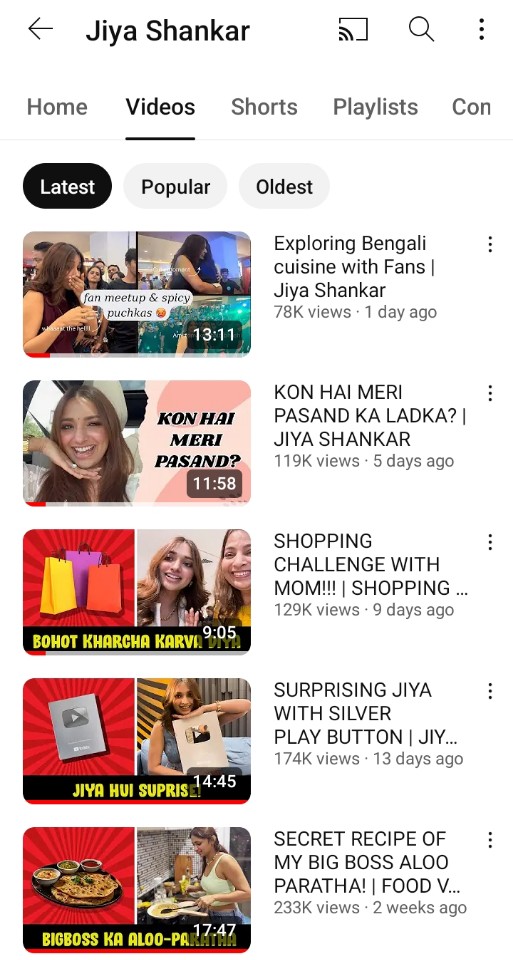 Tatsab2004's tweet photo. As I said that YT is not a Instagram or short form content platform for a YT channel Thumbnails ka attractive dikhna jaruri hota hai, you can clearly see the views drop of @heyshankar_ YT channel jiya di please ek acha editor rakh lo 🙏 look thumbnails made by me 
#Abhiya https://t.co/z9COZncPTZ