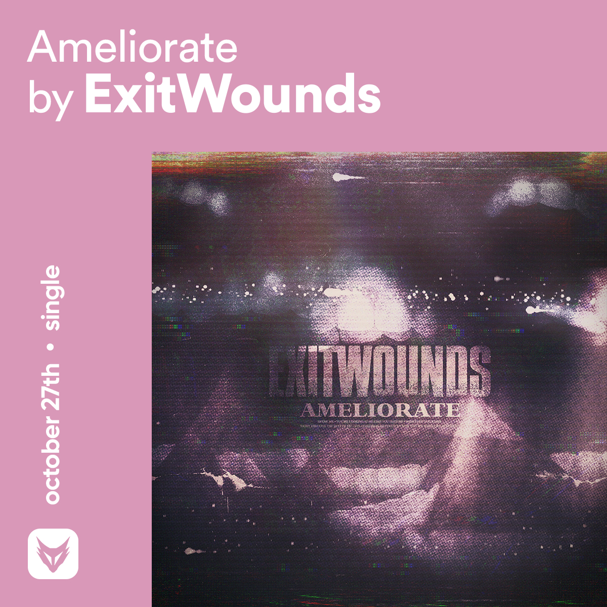 FOXCOREisdead's tweet photo. // Friday singles, Pt. III.II: October 27th
@exitwoundsband — Ameliorate
#DeadIcarus — So I Set Myself on Fire
@lsdunes — Old Wounds (Demo)
@DayByDayBand — FLAMA (feat. #JFigure of #TheWeightofSilence) https://t.co/CpXAwHWEM0