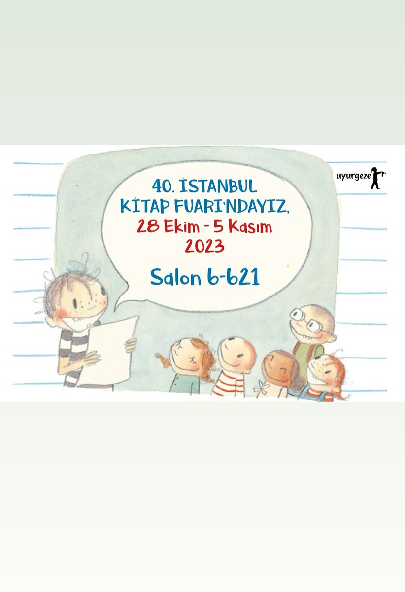 Kitap fuarı başlıyor. 28 Ekim-4 Kasım tarihleri arasında buluşmak, söyleşmek üzere tüm okurlarımızı bekleriz. @kitapfuari #uyurgezerkitap