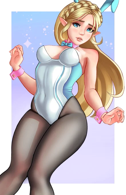 Posting girls in costume every day until Halloween - Bunny Zelda and Jade 