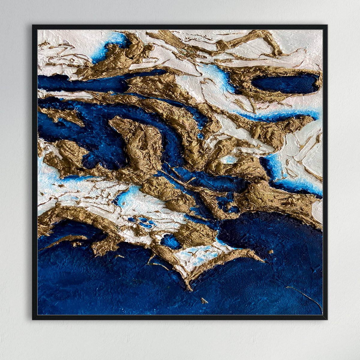Krivaarthouse's tweet photo. A visually striking artwork featuring heavy gold texture on a navy blue background canvas
FREE Global Shipping Available, Purchase Here
https://t.co/DtceTtCLY5

#heavytexture #acrylicpaint #texturepainting #abstractpainting #navybluepaint #goldtexture #ArtistOnTwitter https://t.co/JkFseyVfkj