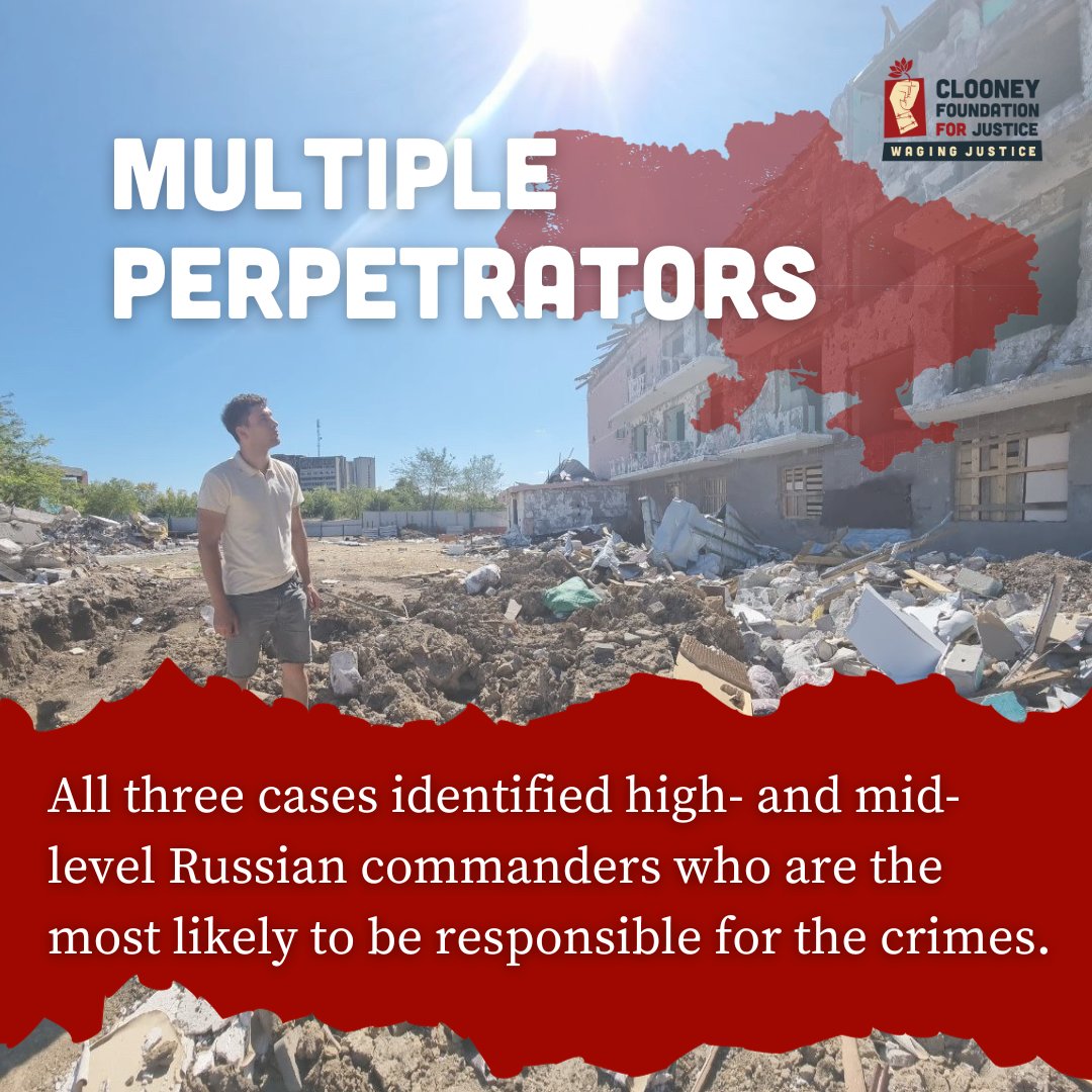 We are grateful for the support of the by Justice and Accountability Unit, a joint initiative of @Bellingcat and @GLAN_LAW; @ccl_ua; and @J_RapidResponse.