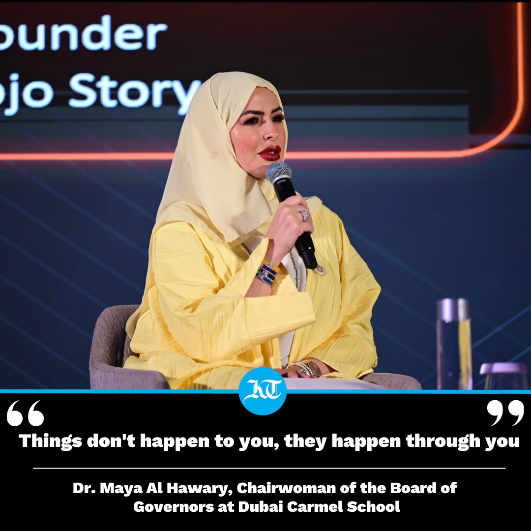 khaleejtimes's tweet photo. 📸#WeTheWomenUAE: Dr. Maya Al Hawary candidly discusses her personal journey to conquering depression, highlighting the crucial role that YouTube played in helping her recognize her condition.
#TheAddressSkyview #KhaleejTimes https://t.co/0rqu0NEEnS