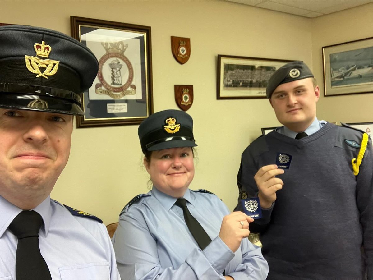 Last night I attended Wing HQ to sit on 2 CWO boards. Congratulations to the newly promoted CWO Timerick of 121 Sqn, &amp; CWO Smith of 2286 Sqn!
<a href="/wbwaircadets/">wbwaircadets</a> <a href="/WMRFCA/">West Midland Reserve Forces & Cadets Association</a>