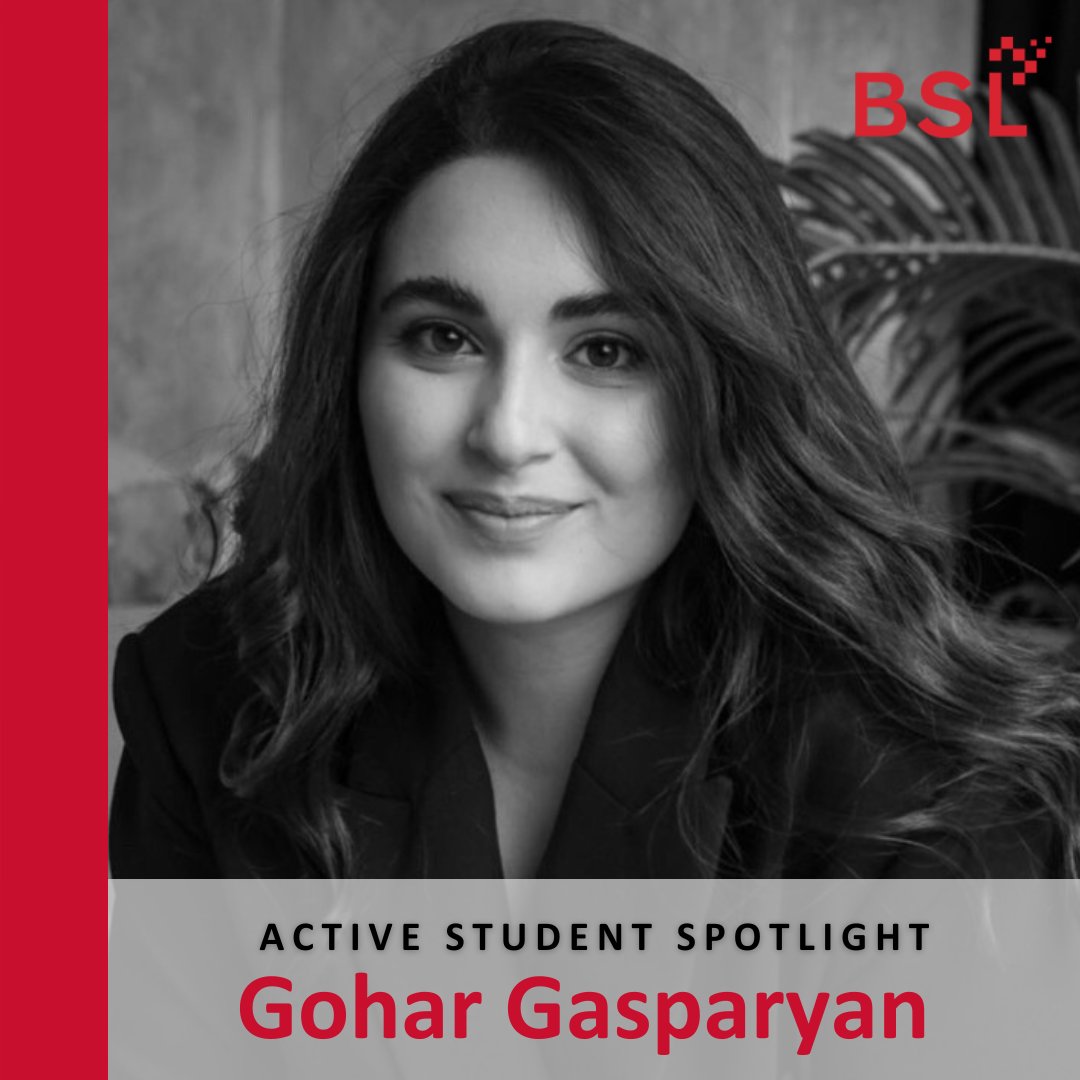 Today we’re highlighting Gohar Gasparyan as our Active Student Entrepreneur! 

Gohar is our very own Student Body President! Currently, she is a participant in our Master's program with concentration in Finance! 

Discover Gohar’s business activity: hubs.li/Q026qHQW0
