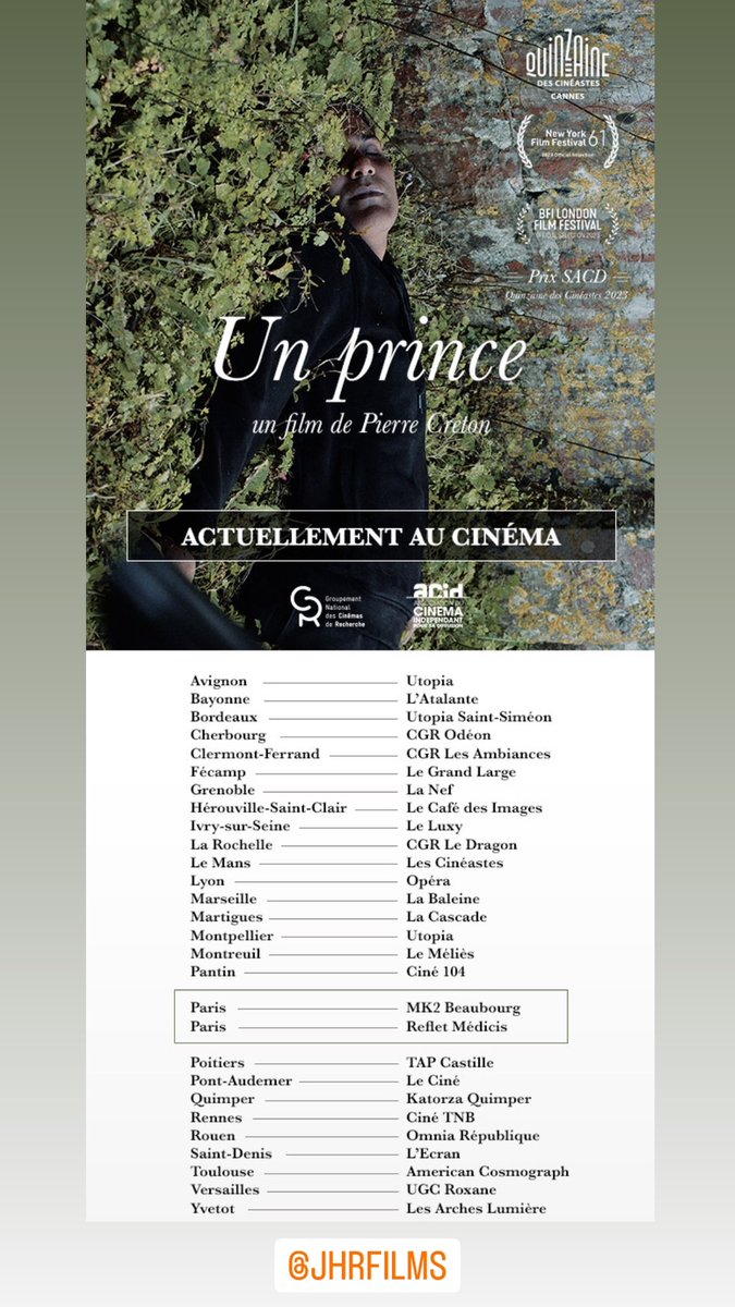 MenschAgency's tweet photo. #UnPrince actuellement au cinéma https://t.co/YSZbKOZXbW