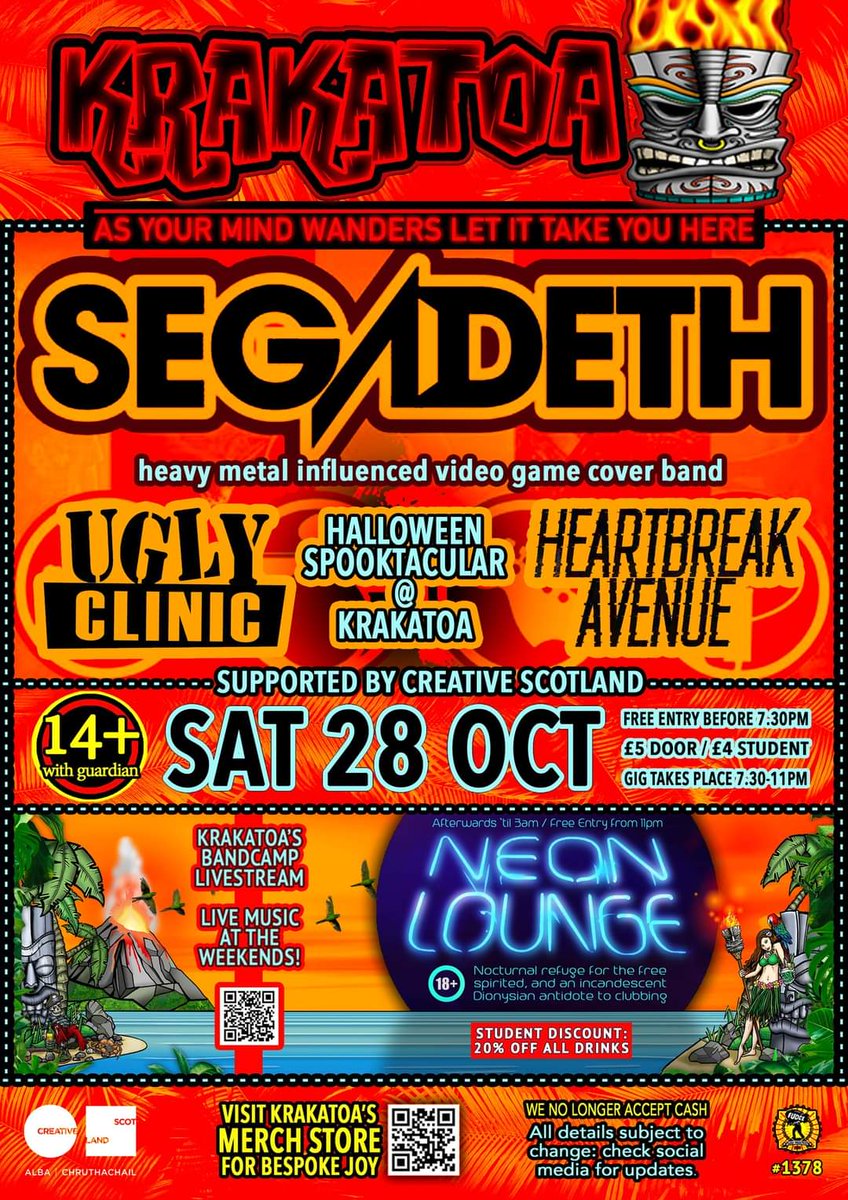 Segadethband's tweet photo. This Saturday! https://t.co/oA6Cxdx1FV