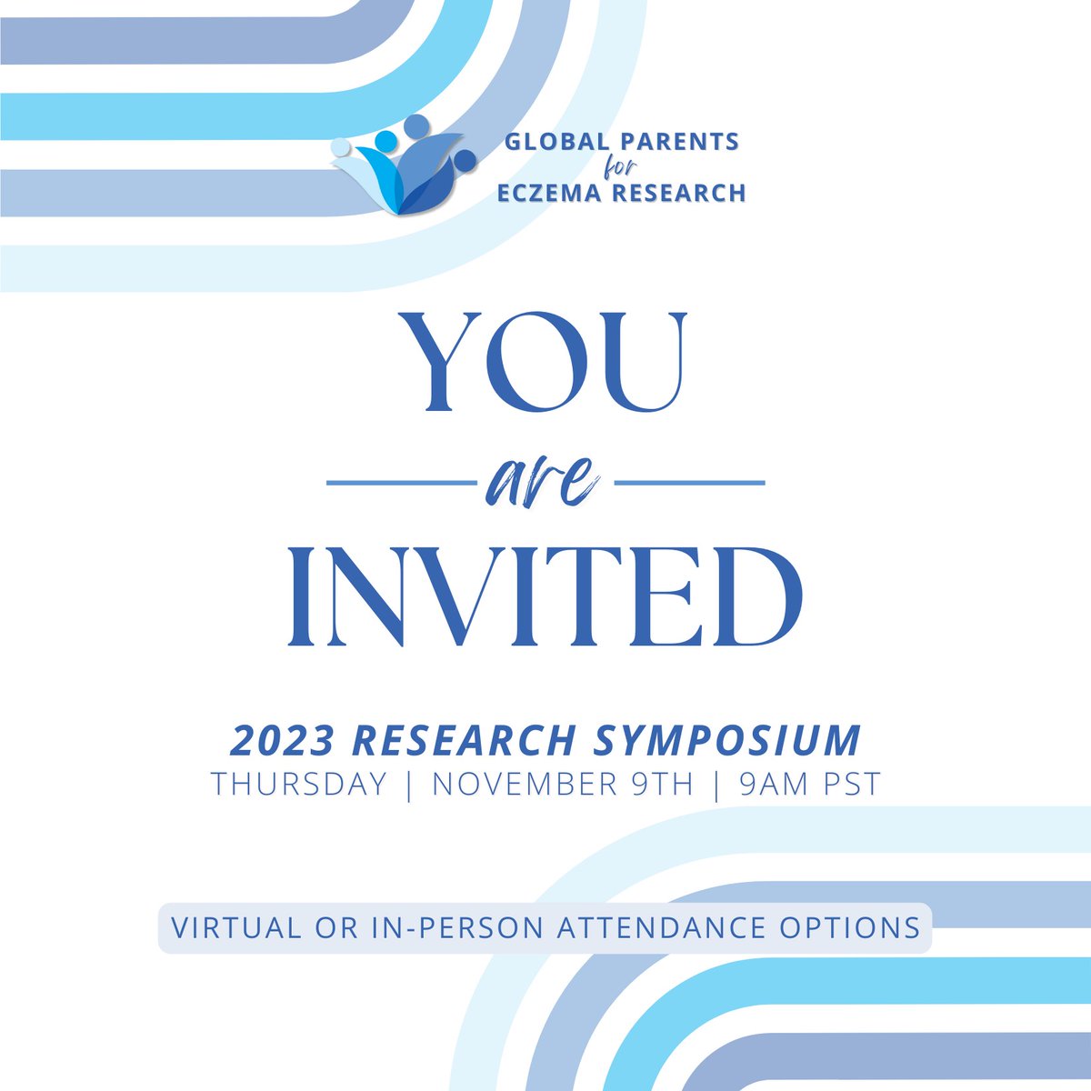 The Global Parents for Eczema Research and Pediatric Dermatology Research Alliance are launching an Annual Research Symposium on November 9th, focusing on the new science of skin barrier damage and repair

For more information, please visit ow.ly/xCHv50PYr5T @eczemaresearch