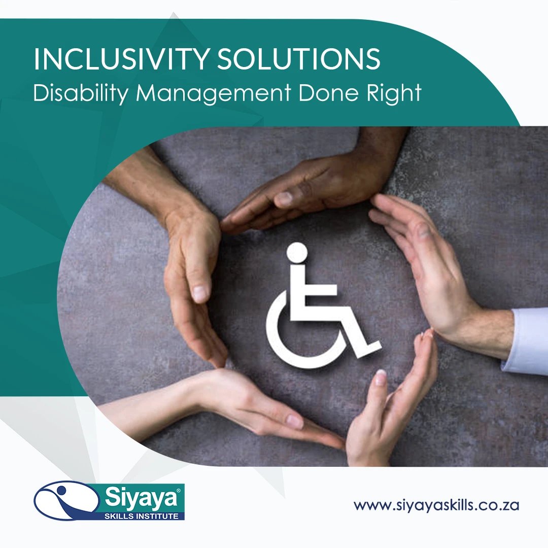 SiyayaSkills's tweet photo. Hiring persons with disabilities should be part of your #talent strategy. We can assist with all aspects of #DisabilityManagement, including #sensitisation #training and #ReasonableAccommodation. SPEAK TO US: https://t.co/tWB6C51Jqs https://t.co/kJWTVwObw7