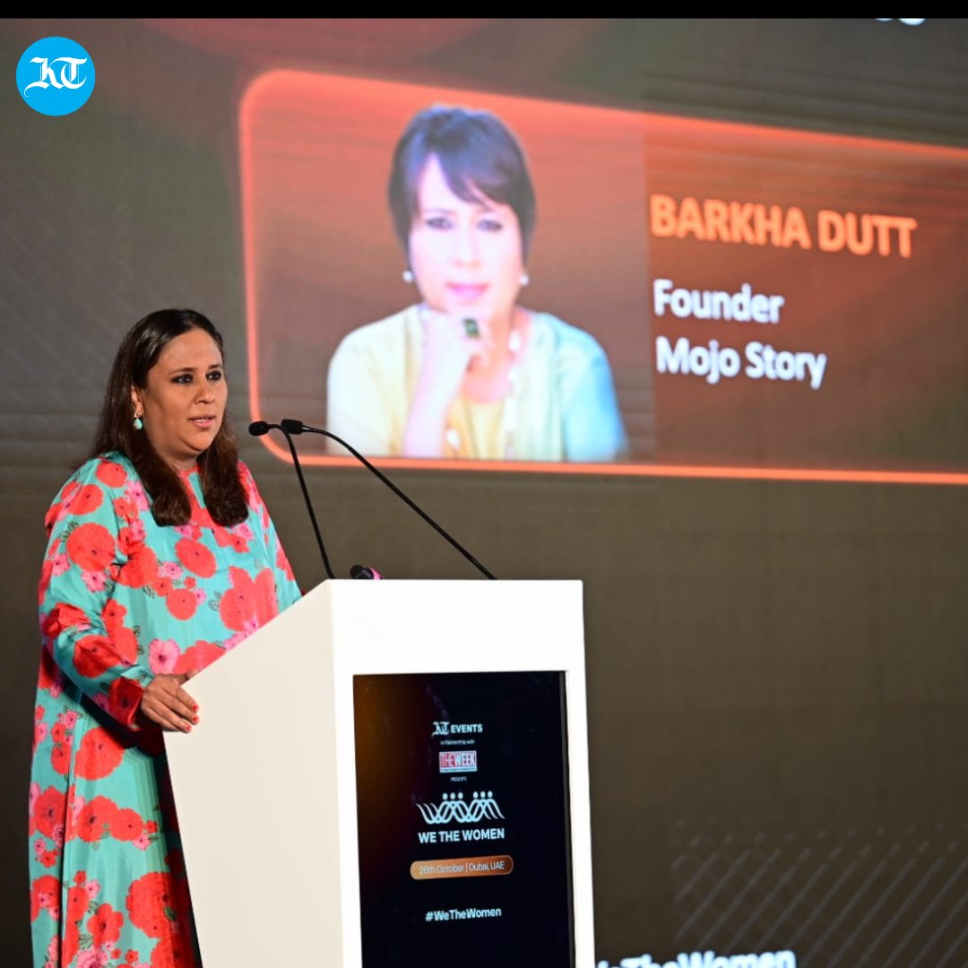 khaleejtimes's tweet photo. Veteran journalist #BarkhaDutt opened the discussion at #WeTheWomenUAE event, hosted by #KhaleejTimes at Address Sky View Hotel, Dubai.
@BDUTT #AddressSkyView #Dubai https://t.co/lcazVyzqgL