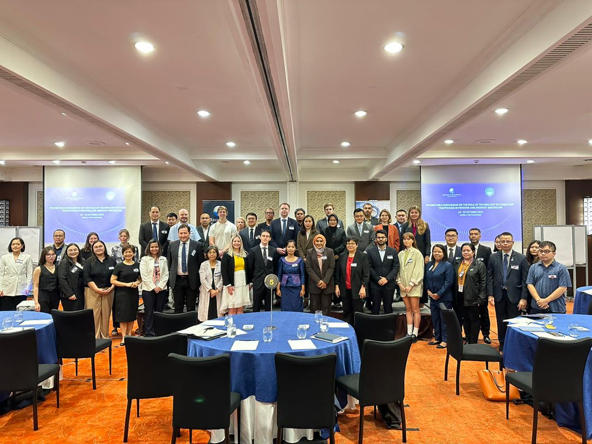 winchry's tweet image. What an amazing week in #Manila at the @baliprocessrso &amp;amp; #IACAT Roundtable Discussion on the Role of Technology in Combating #TraffickinginPersons &amp;amp; #MigrantSmuggling

We delved into a wide range of topics including #AI #Crypto #SocialMedia #Innovation #Gender &amp;amp; #OrganisedCrime