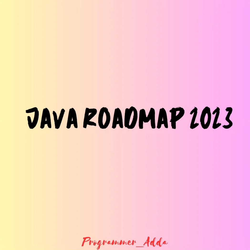 Aman_Raj2241's tweet image. Java Roadmap 2023

#Java #javaroadmap