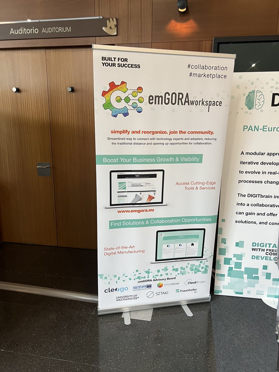 Arrived to the beautiful Fira Valencia started #EBDVF23 - join us for the discussion ☝️