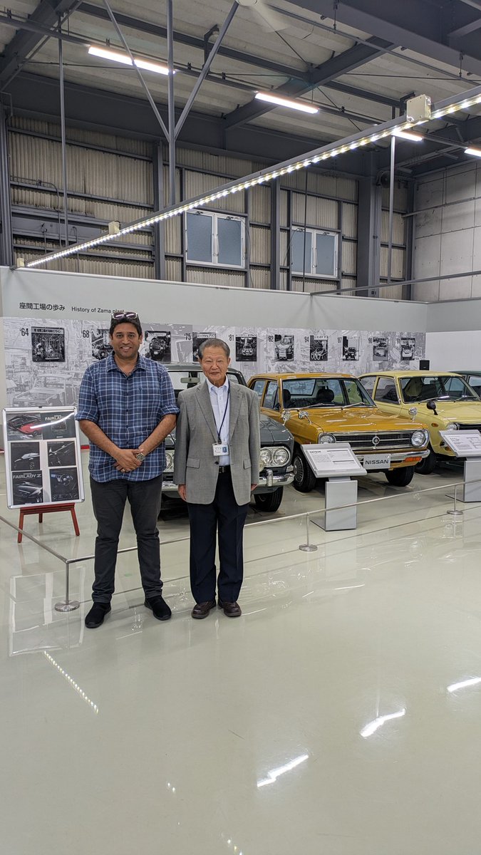 Meet Mr. Chichitada Seki. He started working at Nissan way back in 1968. That makes it 55 yrs with the company. Today he might be retired but loves showing visitors around this great place : the Zama Heritage Museum. At 78 years, he is full of life and always smiling. What a…