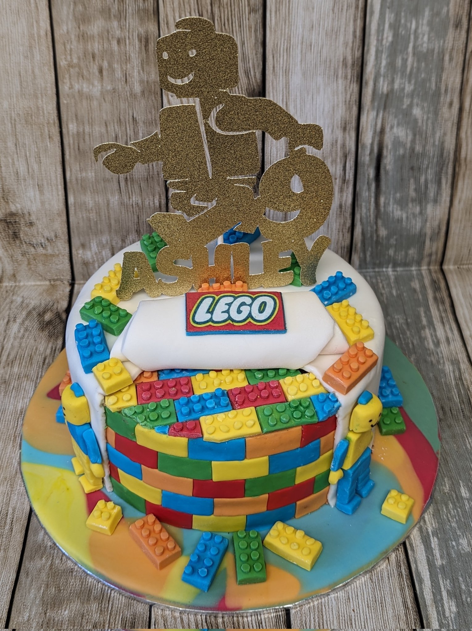 Chocolate deals lego cake